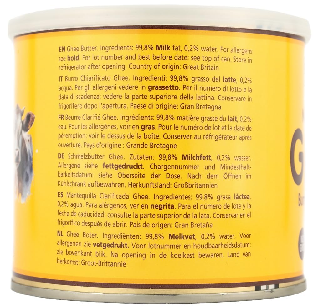 Grocer Planet Natural Ghee - Klarowane Ghee 500g Do Gotowania Keto