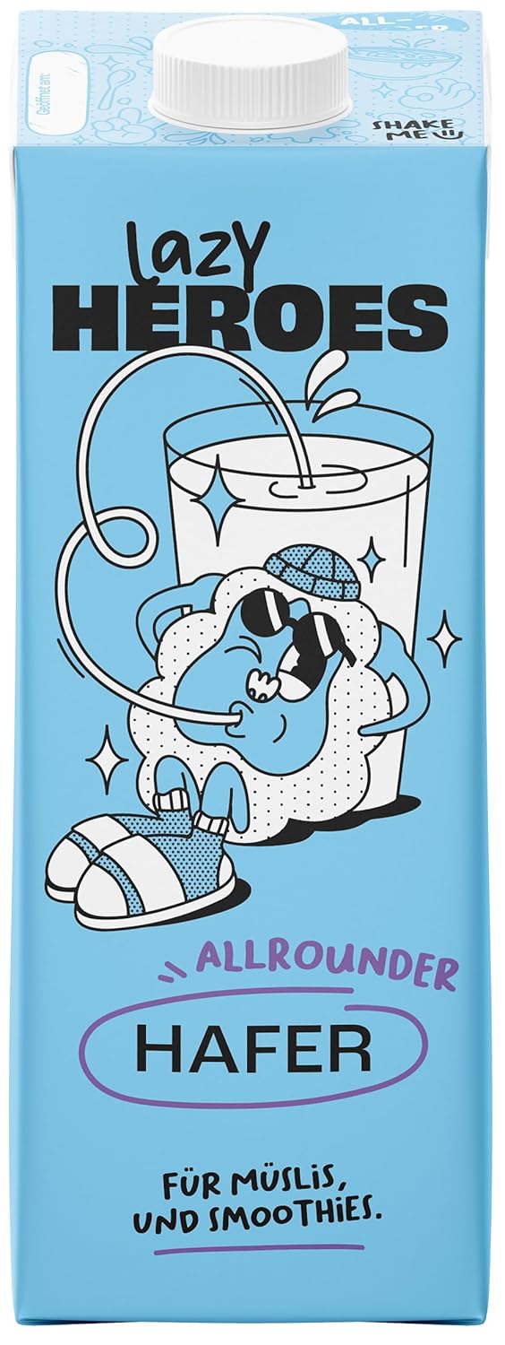 Lazy Heroes Hafer Wegetariański napój owsiany bezglutenowy z witaminą D