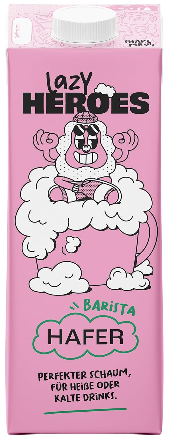 Napój Lazy Heroes Hafer Barista - Idealna bezglutenowa wegańska pianka