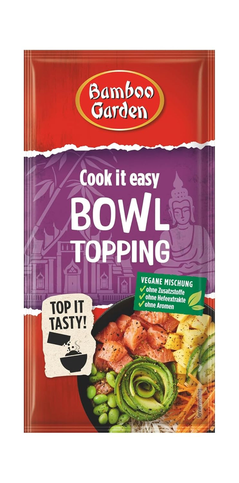 Ogród Bambusowy - Posypka do Miski | Gewürztopping zum Verfeinern von Asia Bowls | Wegańskie, naturalne składniki | 15 g w torebce