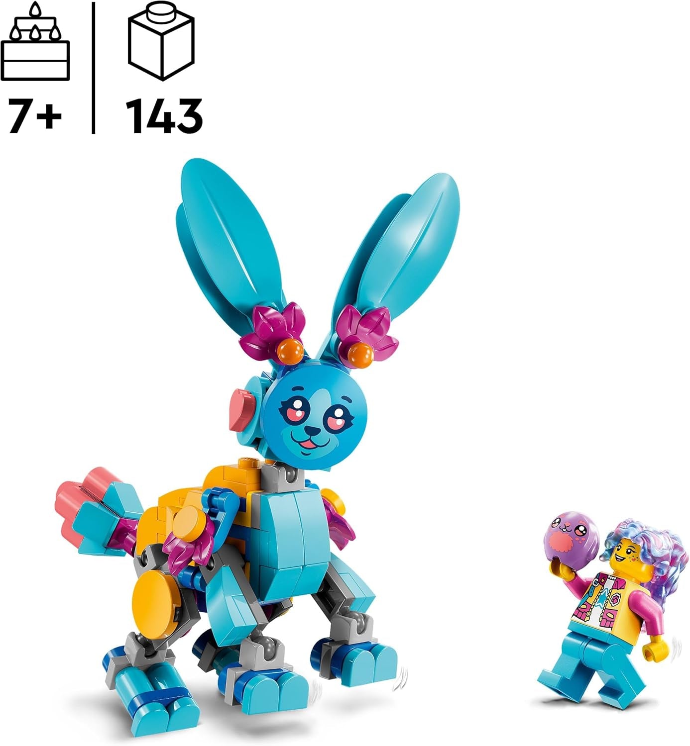 LEGO Dreamzzz Bunchus Kreatywne przygody zwierząt Zabawkowy króliczek dla dzieci Zestaw fantasy 20 w 1 z minifigurką Izzie Prezent dla dziewcząt i chłopców w wieku 7 lat 71488 Zestawy do budowania Besuche den LEGO-Store