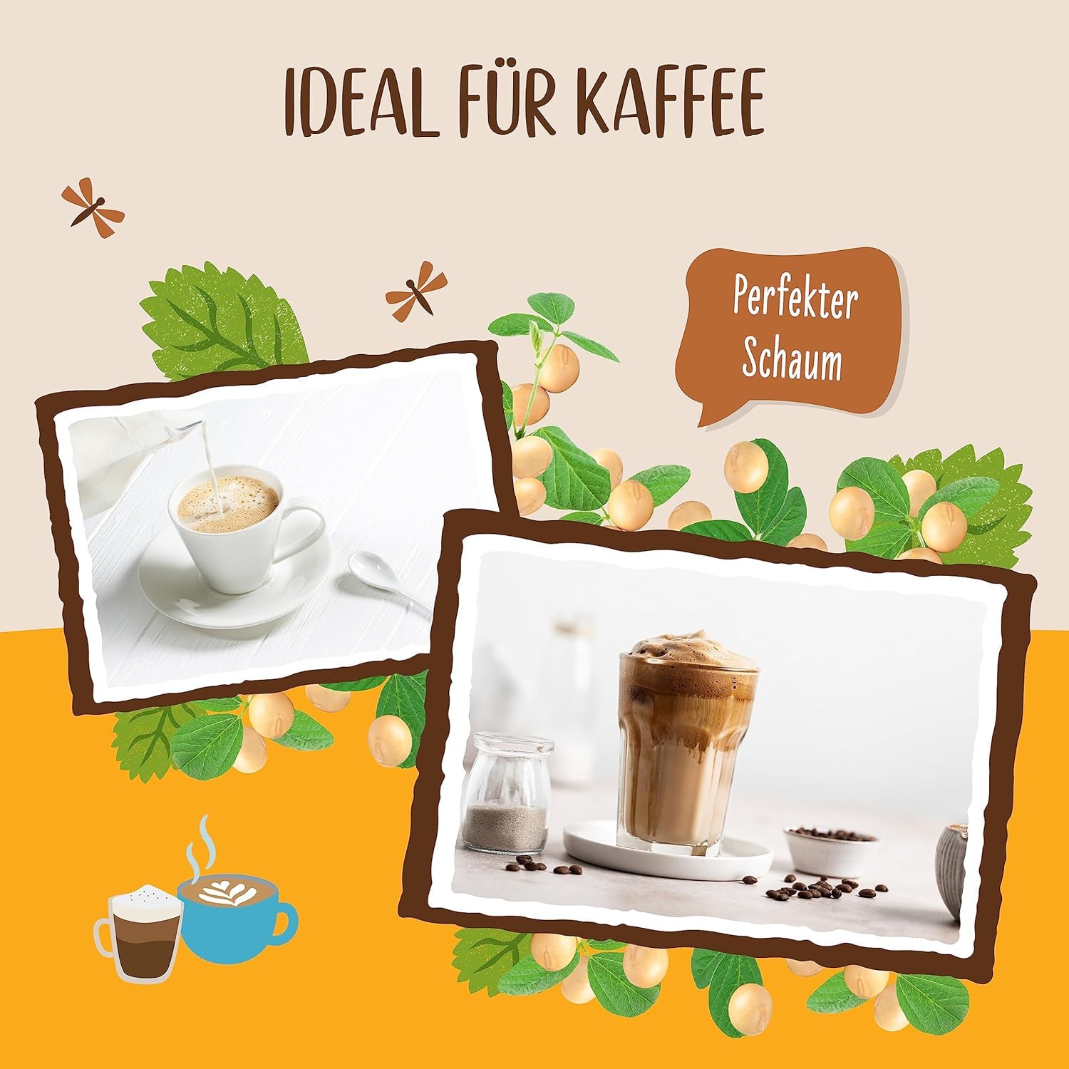 Allos Sojadrink Barista pianka do kawy wegańskiej bez laktozy