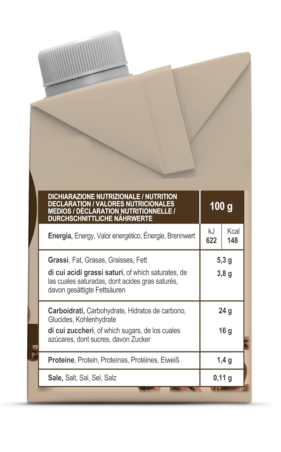 Gimoka Cream Caffè Latte Bez laktozy Bez glutenu Bez konserwantów