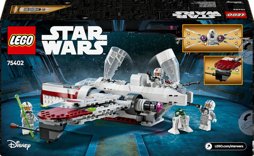 LEGO Star Wars 75402 ARC-170 Starfighter Spielzeug mit 4 Minifiguren inkl. Klon-Piloten und R4-P44 Droide, Sammlerstück, Geschenk für Fans von Die Rache der Sith und Jungen und Mädchen ab 9 Jahren