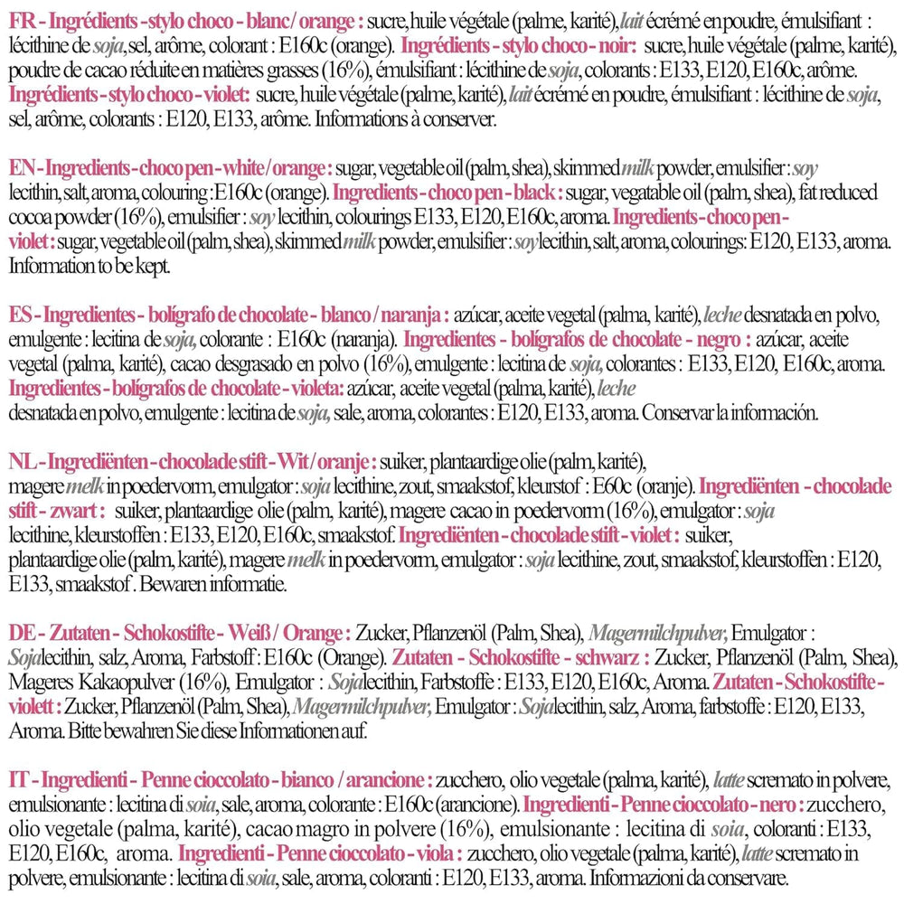 Scrapcooking - Zestaw 4 pisaków czekoladowych Halloween - czarny, pomarańczowy, fioletowy i biały, pisz i rysuj na deserach, ciastach i ciastkach Naty Shop