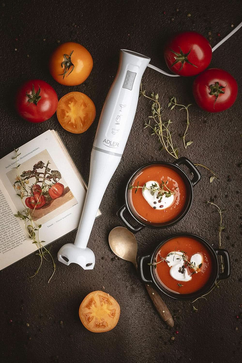 Adler AD4622 Mikser, plastik, biały Kuchnia Naty Shop