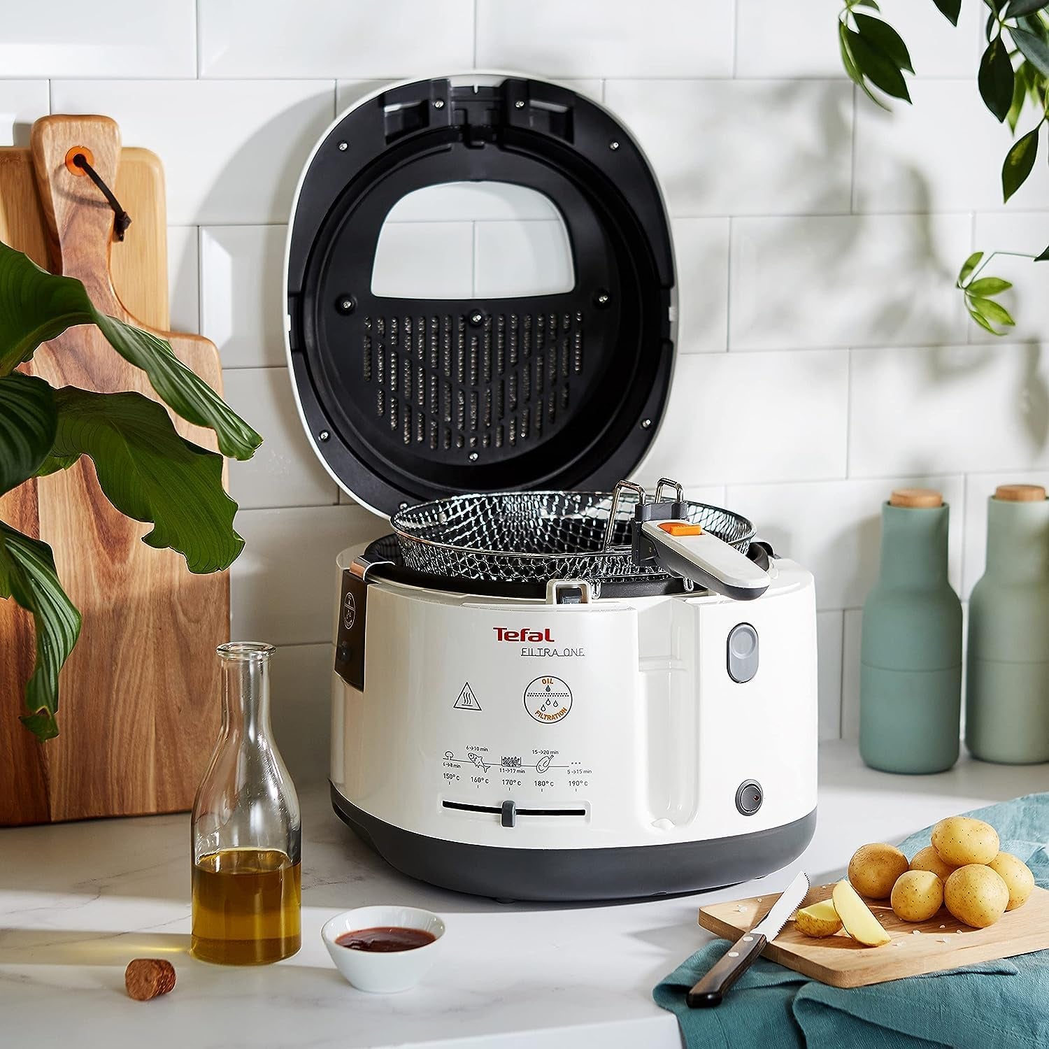 Tefal FF1631 Filtra One frytownica, 1900 W, pojemność 1,2 kg Sprzęt AGD Naty Shop