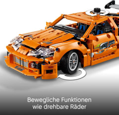 LEGO Technic Szybka i wściekła Toyota Supra MK4 - Autko - Z 6-cylindrowym silnikiem i otwieranymi drzwiami - Zestaw modeli dla chłopców i dziewcząt powyżej 9 lat - Pomysł na prezent urodzinowy 42204 Zestawy do budowania Beuche den LEGO-Store
