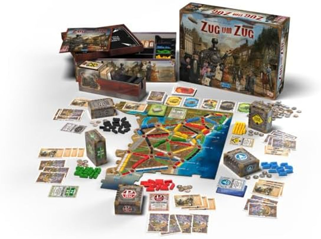 Days of Wonder, Ticket to Ride Legacy: Legends of the West, gra rodzinna, gra planszowa, 2-5 graczy, wiek 10+, 20-90 minut, język niemiecki