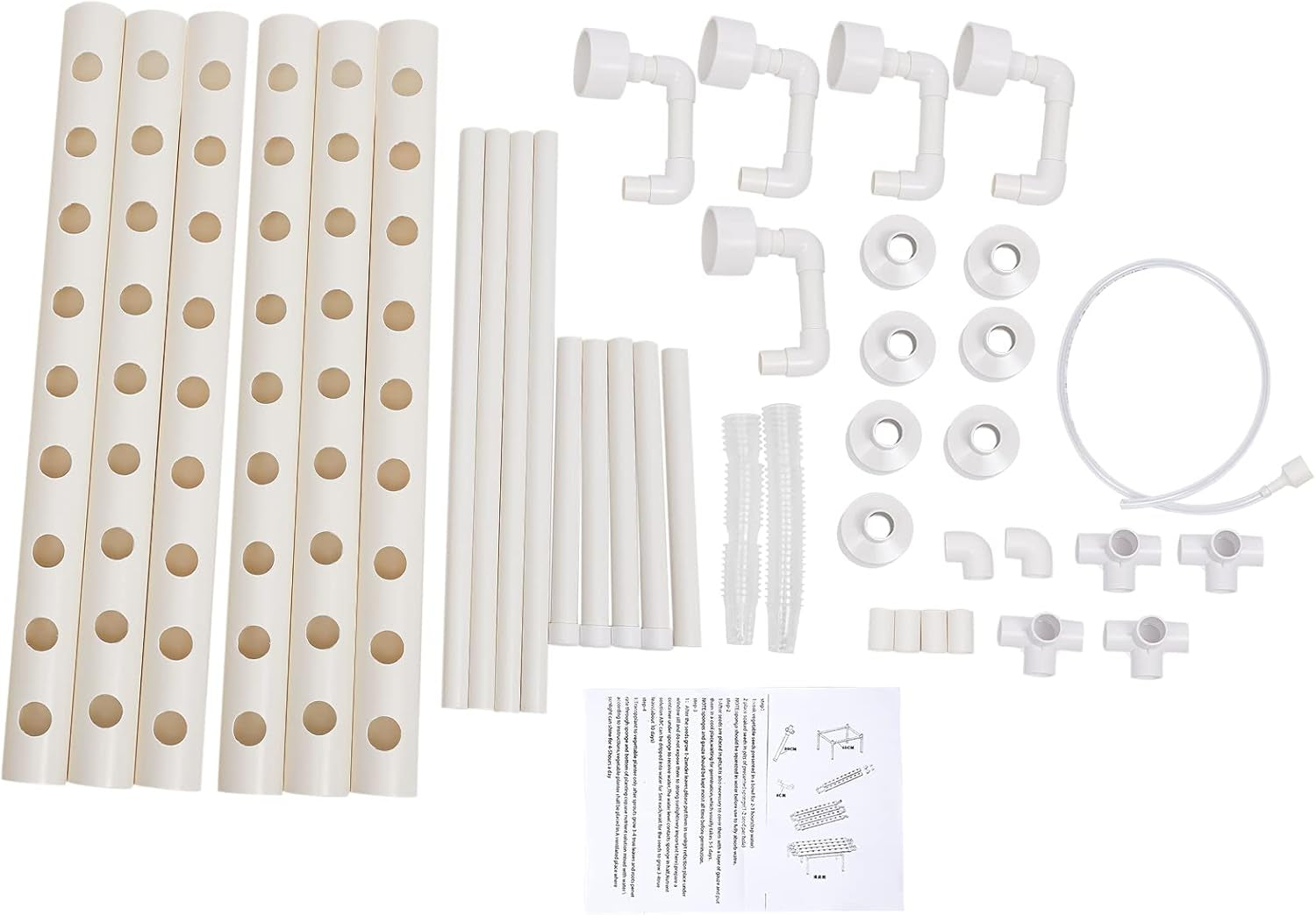 Hydroponische Systeme Zestaw do uprawy Hydrokultur Roślina Warzywo Hydroponika Pflanzen BewäSserung System Zestaw do ogrodu Narzędzia ogrodowe Pflanze Witryny Uprawa hydroponika Hydroponisches Anzuchtsystem 54LöCher 6Rohr