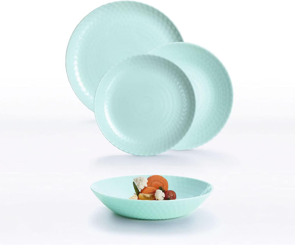 Pampille Turquoise Opal Veselă 18 bucăți - 6 persoane Seturi vesela masa Naty Shop