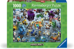 Puzzle Ravensburger 12000422 - Minecraft Mobs - 1000 elementów Puzzle Minecraft dla dorosłych i dzieci od 14 lat Puzzle Naty Shop