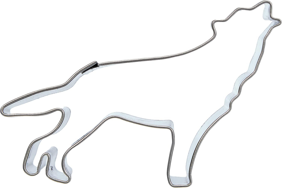 Städter 066045 Formă de biscuiți Lup aprox. 7,5 cm Oțel inoxidabil, 30 x 30 x 30 cm