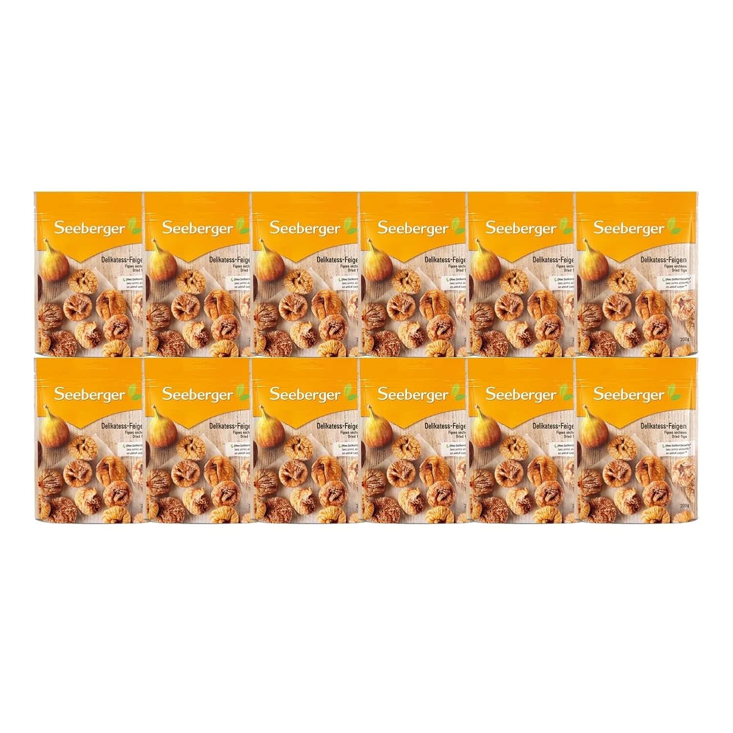 Seeberger Delikatess, Figi suszone - słodkie jak miód, 12 x 200 gramów Produkty suszone Naty Shop