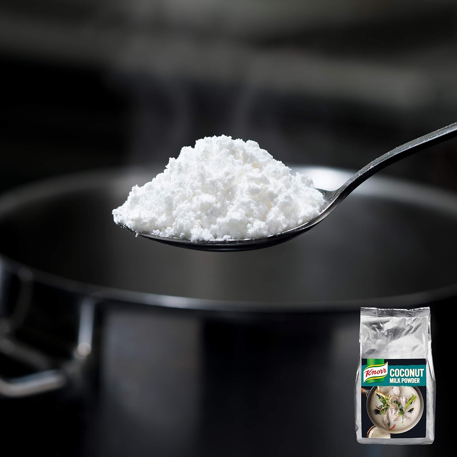 Knorr Kokosmilch Pulver (Mleko w proszku aus 20 frischen Kokosnüssen, ergibt 6,6 litra Kokosmilch) 1er Pack (1 x 1 kg)