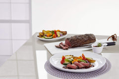 Dr. Oetker Maxi Fryer ze stalową pokrywą, kwadratowe naczynie rodzinne do pieczenia kurczaka i warzyw Formy i blachy do pieczenia Naty Shop