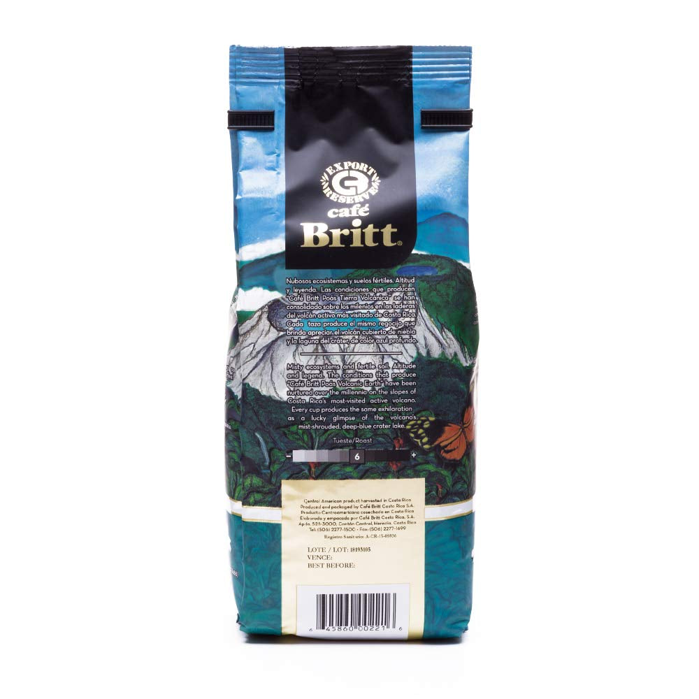 Cafea măcinată Poas Volcanic Earth, pungă de 350 ml