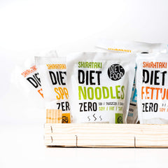 Makaron Shirataki DIET-FOOD Niskowęglowodanowy Niskokaloryczny Makaron Konjac Żywność wegańska Bez tłuszczu Bez soi Bezglutenowy Makaron dietetyczny rozpuszczalny w wodzie Niskokaloryczny 200 gramów