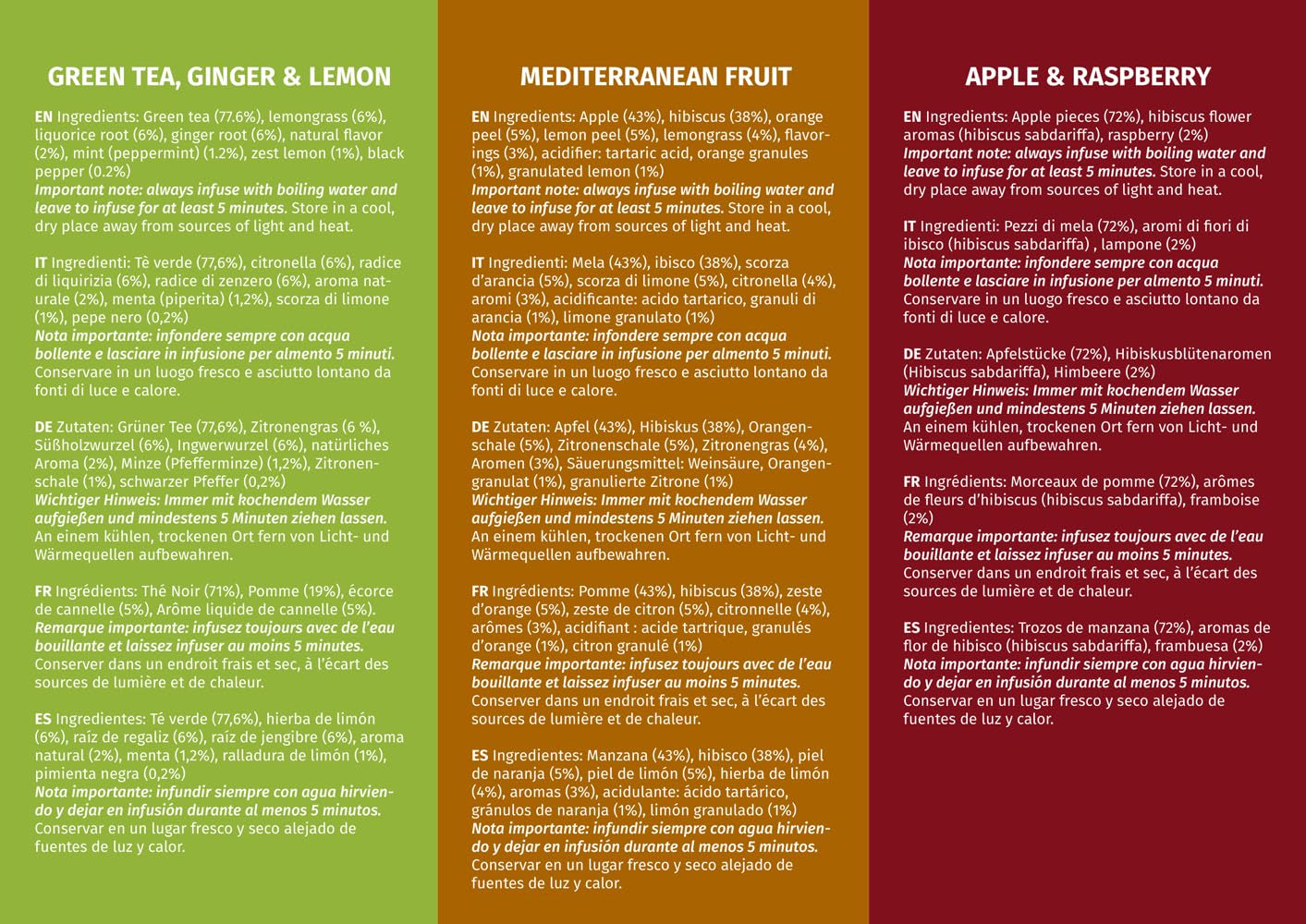 - Cutie cadou | Cutie cu selecție de ceaiuri din plante | 24 pliculețe - Filtru piramidal | 6 arome | Idei de cadouri pentru ea și pentru el