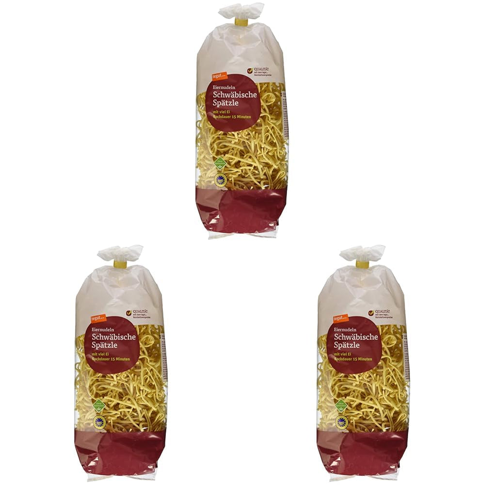 tegut... Makaron z jajkiem Spätzle szwabskie, 1 x 500g
