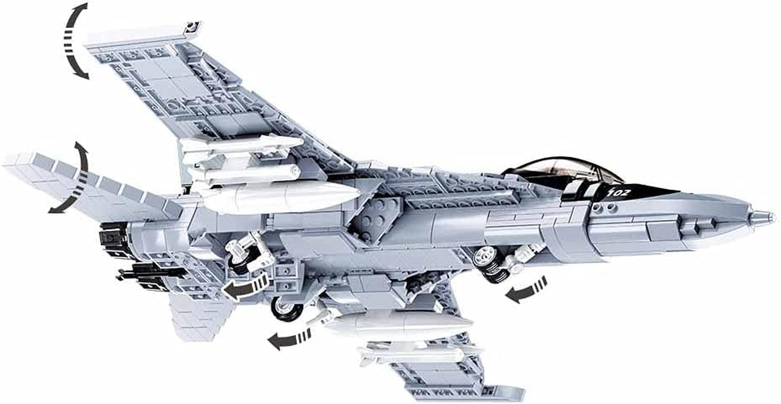 Sluban M38-B0928 Model Bricks-F/A-18E Super Bumblebee, Mehrfarbig