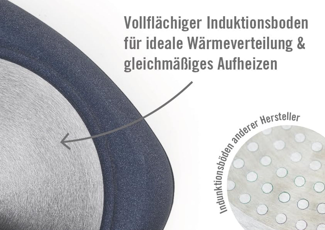 Woll Nowo Titanium Guss-Kasserole Viereckig - Induktiv -, 28 X 28 Cm, 10 Cm Hoch, 6.0 Liter, Mit 2 Seitengriffen - Geeignet Für Alle Herdarten, Aluminium, Backofenfest, Schwarz Formy i blachy do pieczenia Naty Shop
