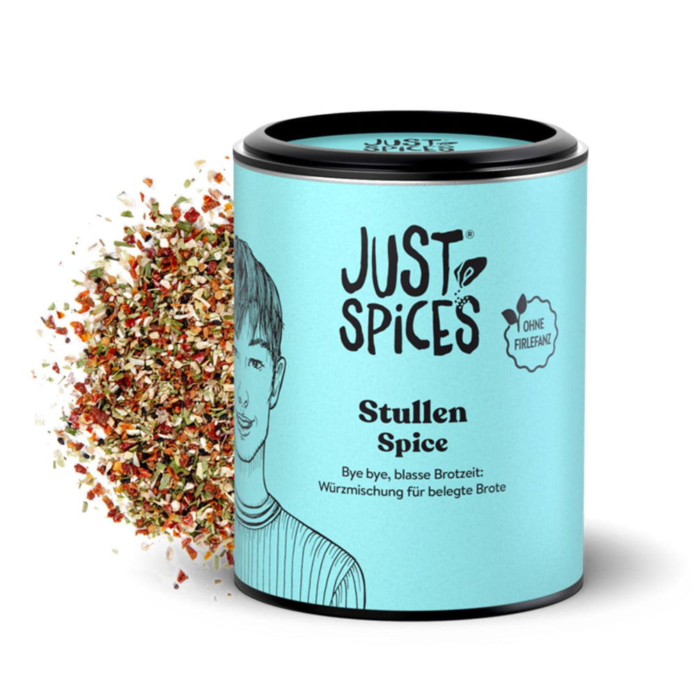Just Spices Stullen Spice I Würze belegte Brote mit 13 leckeren Składnik w einem Gewürzmix I Gewürzdose, 50 g