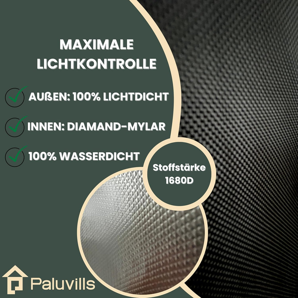 Namiot do uprawy o wymiarach 40x40x160 cm z systemem zarządzania kablami, okienkiem, metalową ramą, tkaniną 1680D, torbą na akcesoria do uprawy - pudełko do uprawy w pomieszczeniach - najlepsza szklarnia do rozmnażania roślin