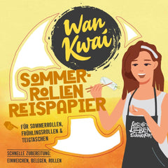 Papier ryżowy Wan Kwai Summer Roll 200g – Wymaga lekkiego namoczenia, idealny do chrupiących sajgonek, świeżych letnich bułek lub klusek na parze