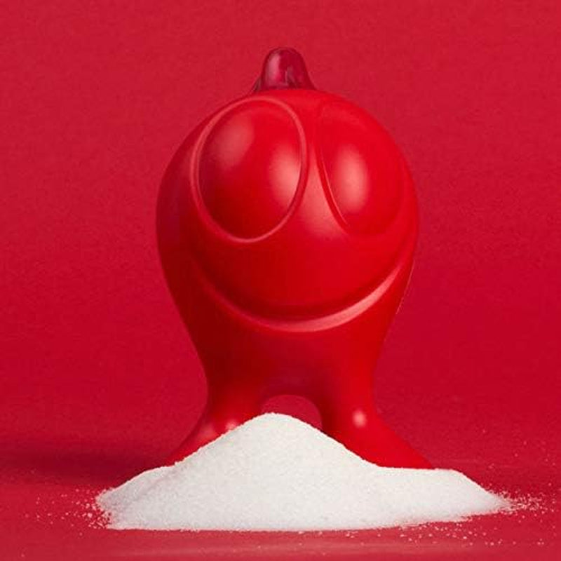 Dozator de zahăr Alessi „GINO ZUCCHINO” din rășină termoplastică, roșu