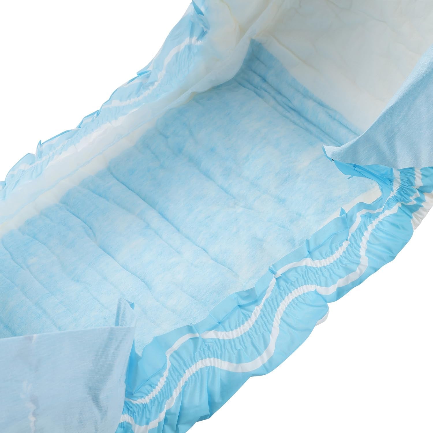 Pieluchy dla dorosłych CutiePlusU, 10 szt., jednorazowe pieluszki w płachcie dla kobiet i mężczyzn, maksymalna chłonność przez noc - kocham lato (średni rozmiar 71-96 cm)