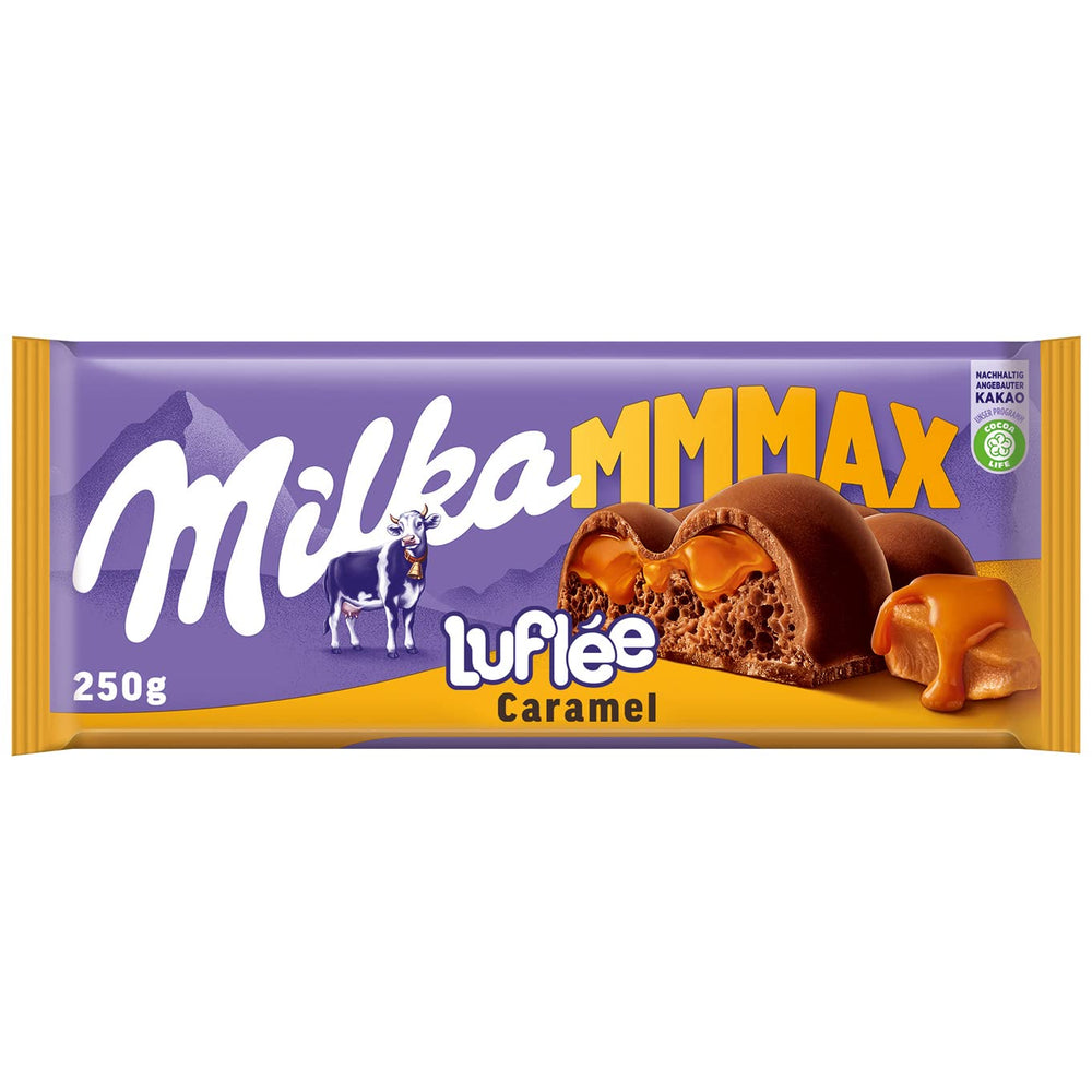 Milka Mmax Triolade – Alpejska czekolada mleczna z białą i gorzką czekoladą – 280g