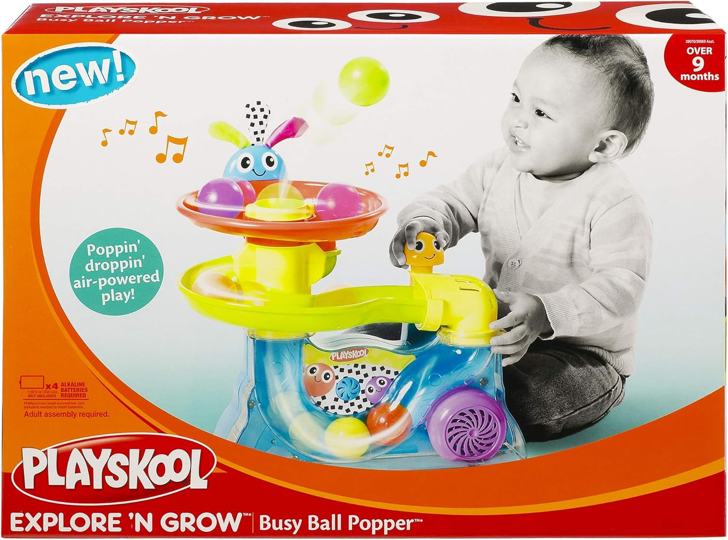 Playskool rollerslide, jucărie de la 9 luni cu 5 bile (Amazon Exclusive) Jucarii Bebe Naty Shop