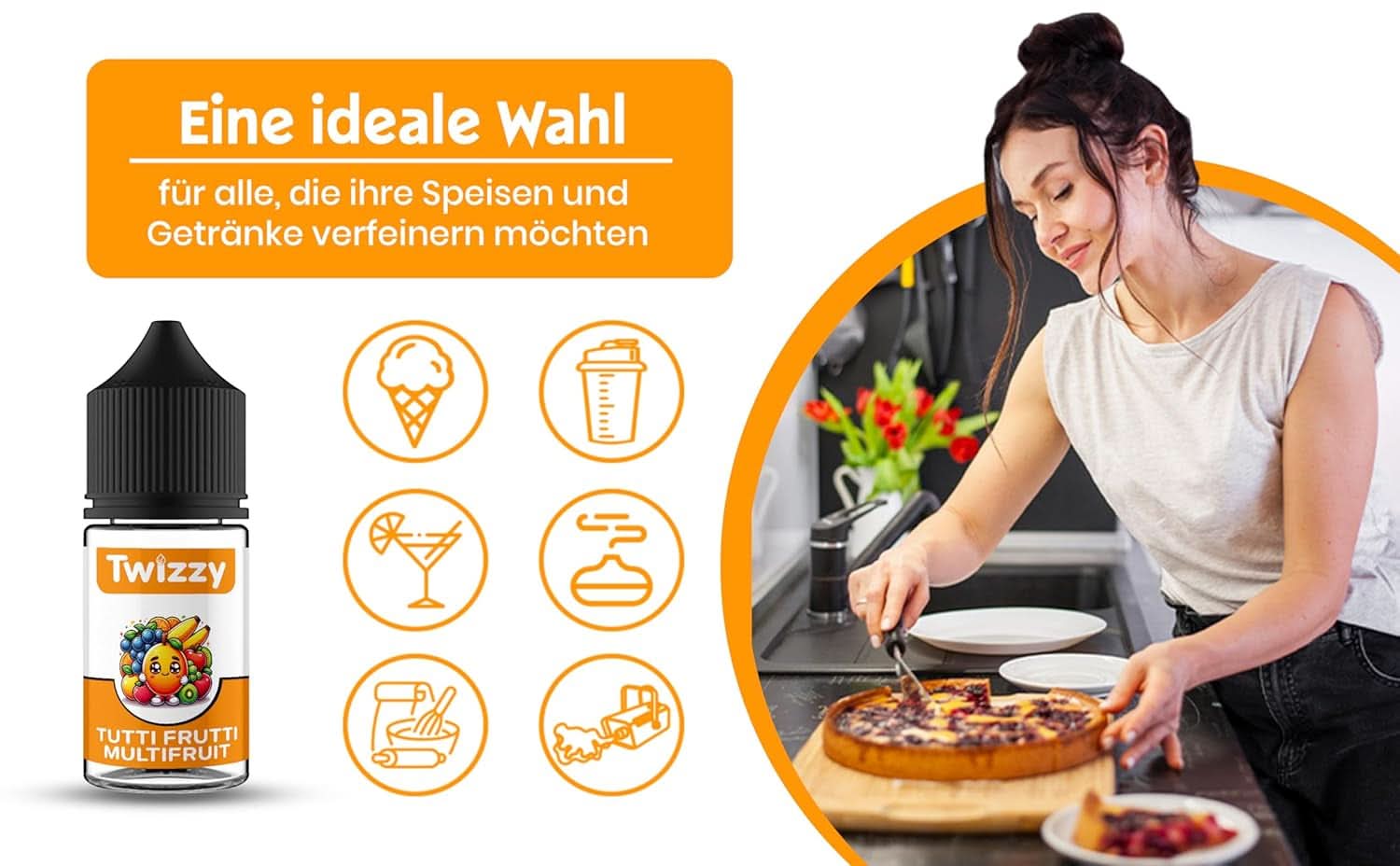 Twizzy Skoncentrowany aromat Tutti Frutti, 30 ml Aromas Naty Shop
