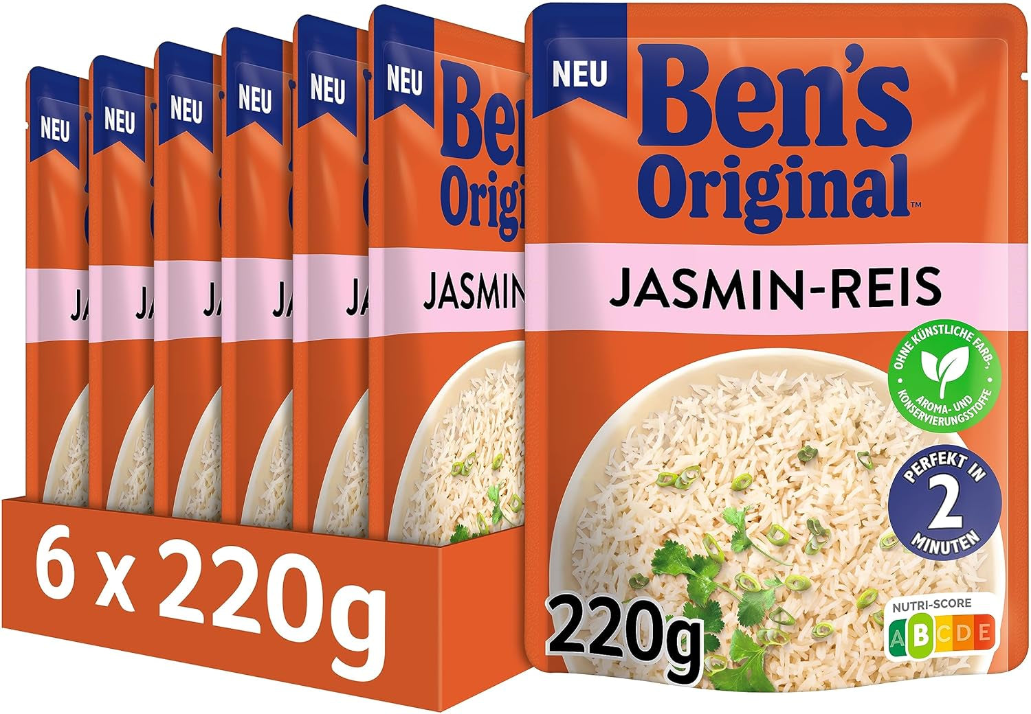 BEN'S ORIGINAL™ Ekspresowy ryż basmati 6 x 220 g
