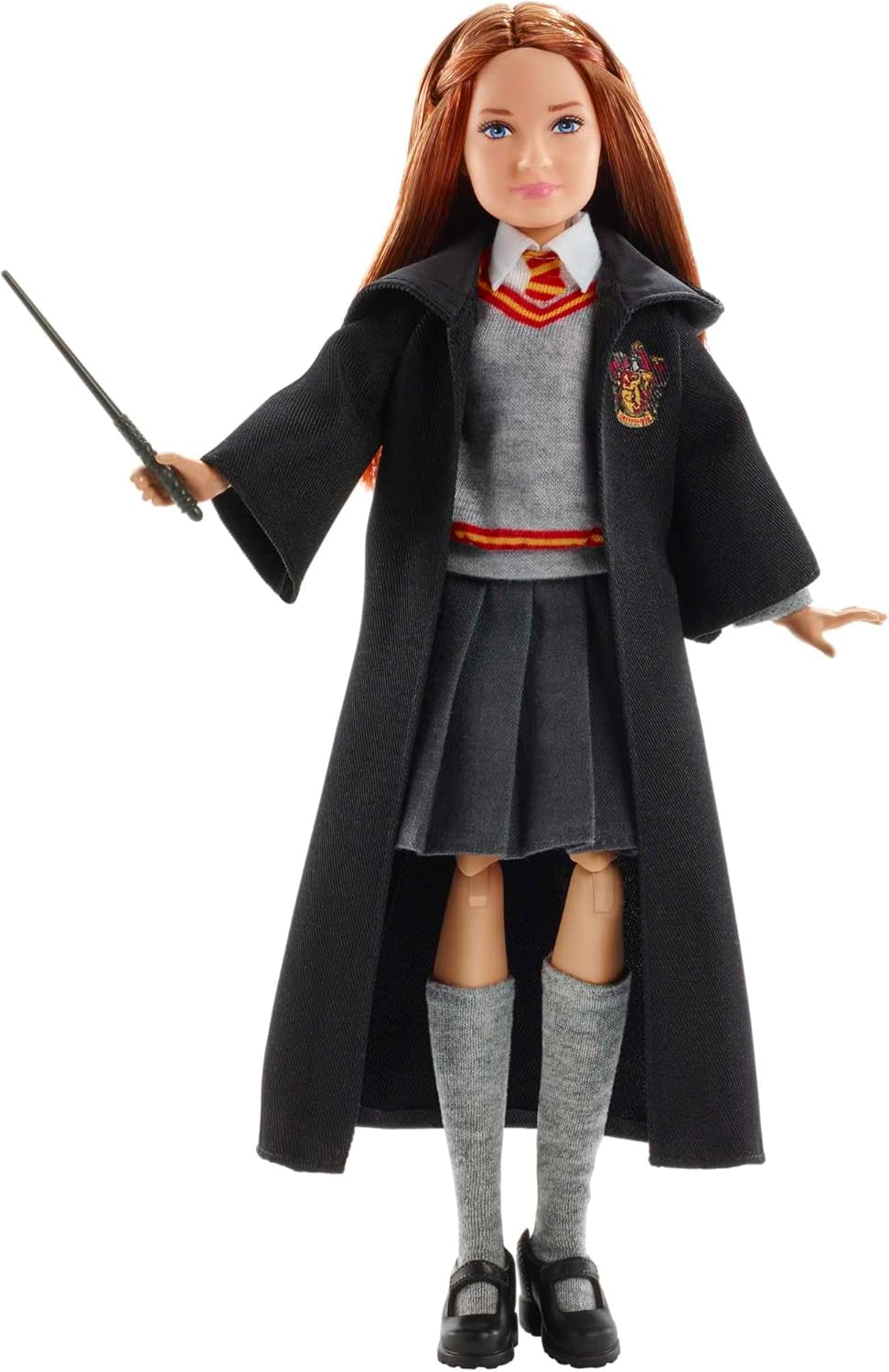 HARRY POTTER Kalendarz adwentowy Gryffindoru - 24 historie, magiczne niespodzianki, pokój wspólny w Hogwarcie, realistyczna twarz, dla fanów w wieku 6+, HND80 Ginny Weasley Naty Shop Dolls