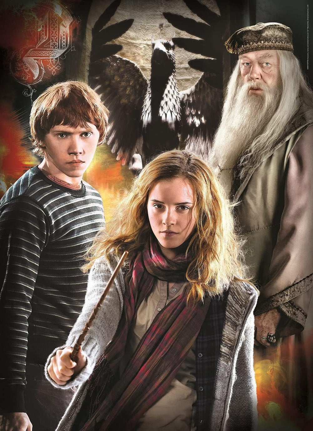 Clementoni 61884 Harry Potter - 3 x 1000 elementów puzzli od 9 lat, kolorowe puzzle dla dorosłych w odważnych kolorach, gra zręcznościowa dla całej rodziny, świetny pomysł na prezent Puzzle Naty Shop