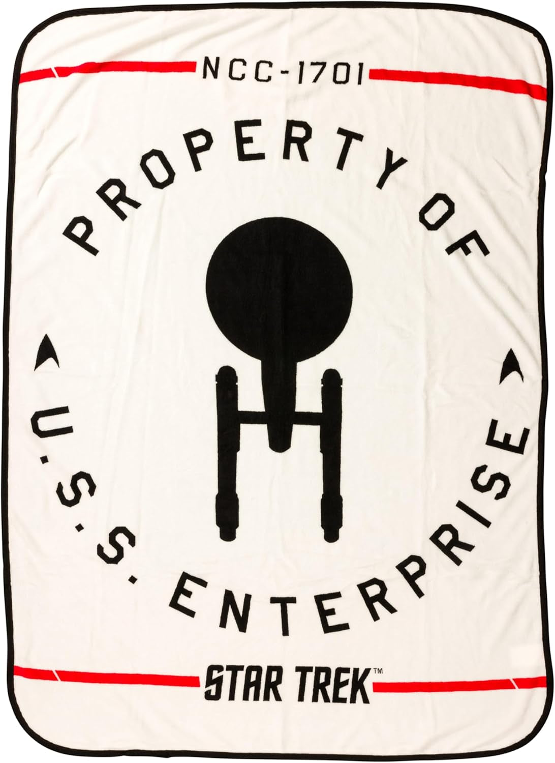 Koc wiszący Silver Buffalo Garfield, polar, 114,3 X 152,4 cm Łóżka i koce Silver Buffalo Star Trek