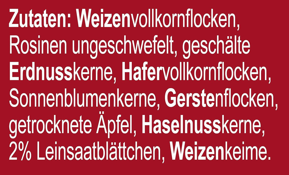 Seitenbacher Müsli Natural-Body-Power I Vollkorn I Ohne Zugesetzten Zucker I Ohne Zugesetztes Fett I (1 X 1000 G) Cereale Naty Shop