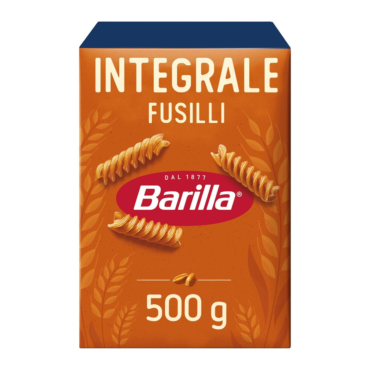 Barilla Pasta Integrale Fusilli – Makaron semolina z naturalnym błonnikiem, 500 g
