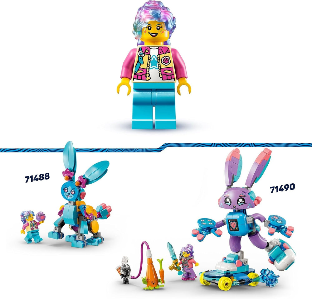 LEGO Dreamzzz Bunchus Kreatywne przygody zwierząt Zabawkowy króliczek dla dzieci Zestaw fantasy 20 w 1 z minifigurką Izzie Prezent dla dziewcząt i chłopców w wieku 7 lat 71488 Zestawy do budowania Besuche den LEGO-Store