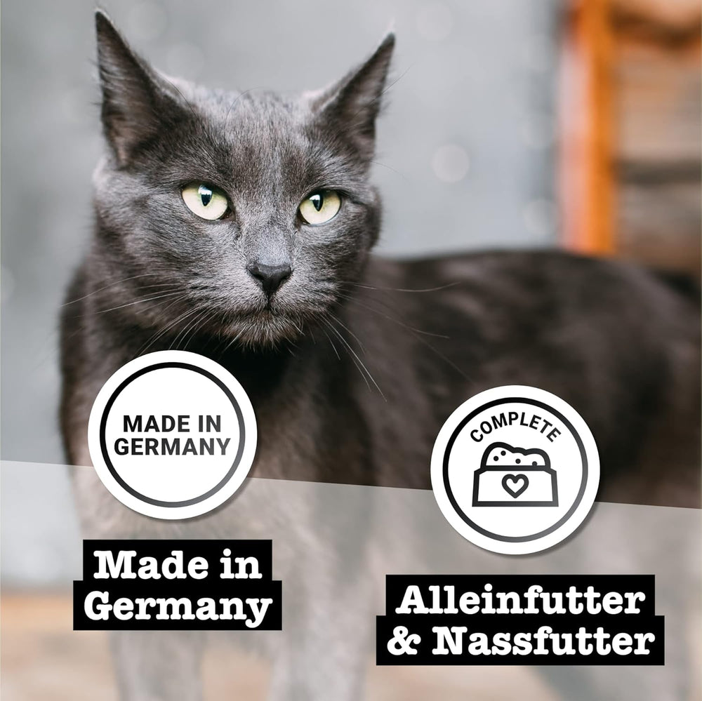 Catz Finefood Purrrr Collection I - Hrană umedă monoproteinică pentru pisici - fără cereale, fără zahăr, hipoalergenică - conținut ridicat de carne - Hrană umedă pentru pisici multipack - în pliculețe, 85 g (12 pachete)