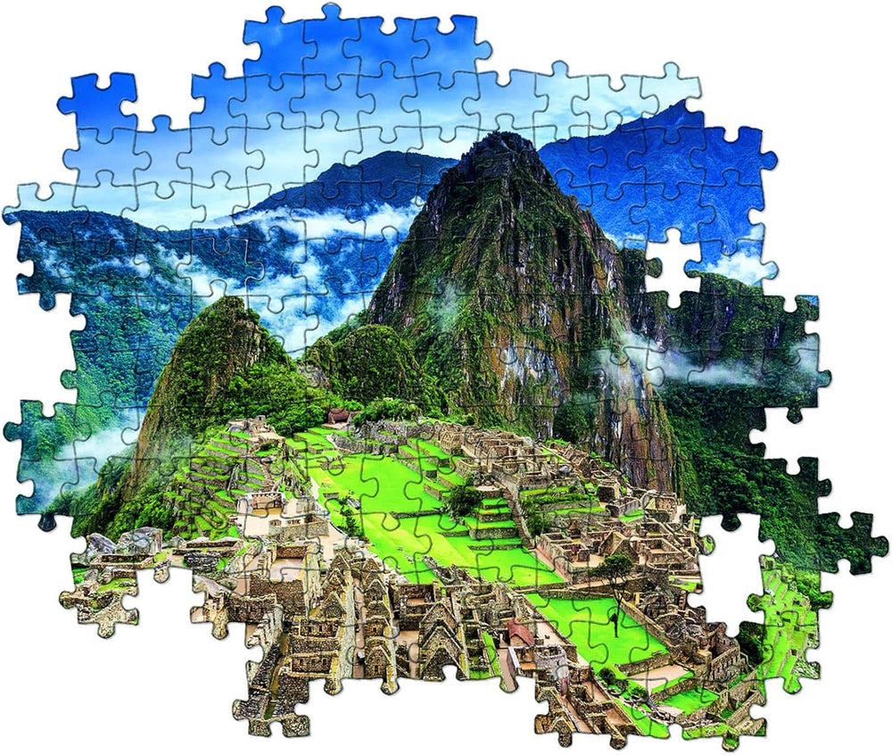Clementoni 39604 Machu Picchu - Puzzle 1000 piese de la 9 ani, Puzzle colorat pentru adulți cu culori îndrăznețe, Joc de îndemânare pentru întreaga familie, Idee frumoasă de cadou Puzzle Naty Shop