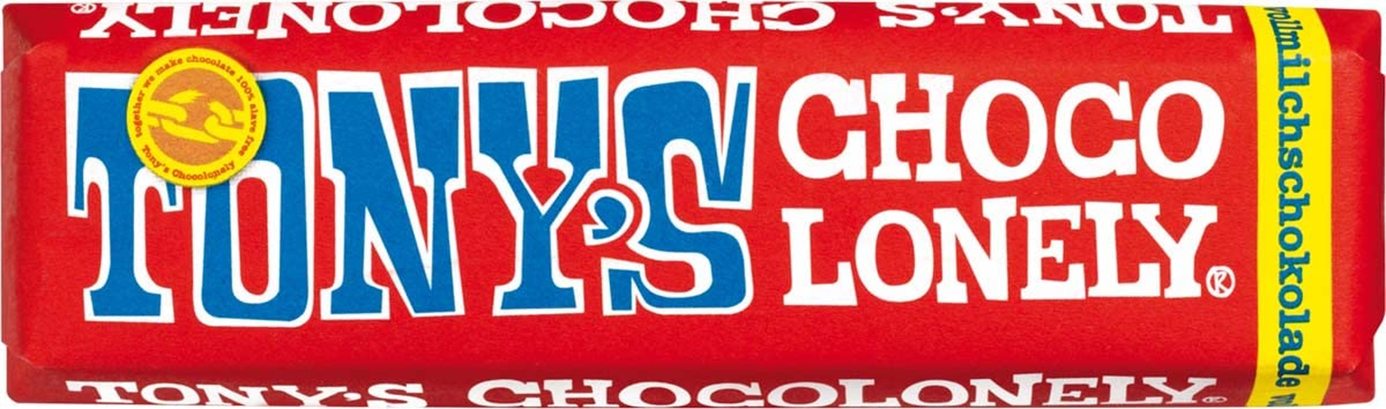Tony's Chocolonely, mleczna czekolada z karmelem i solą morską 47g