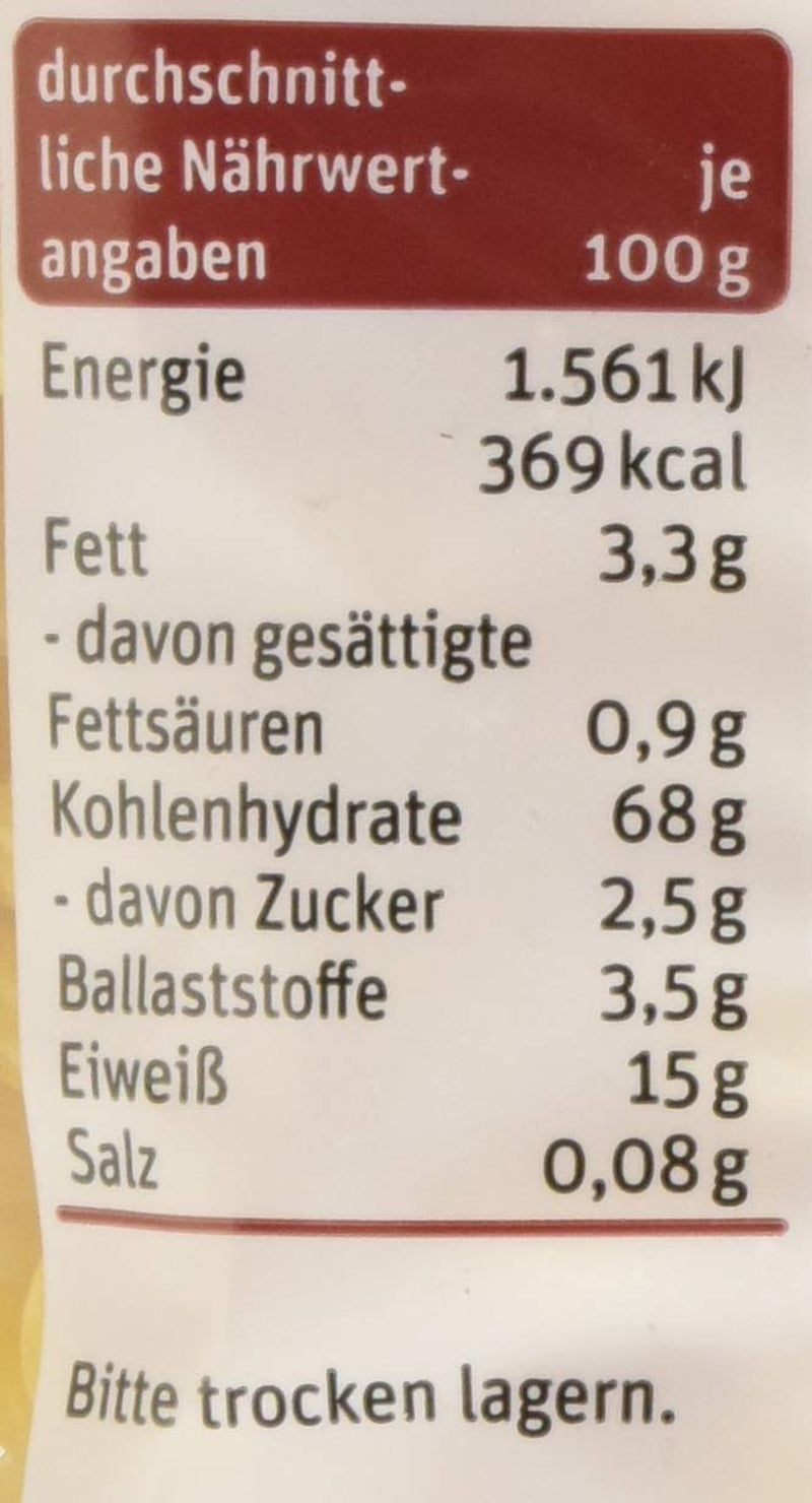 tegut... Makaron z jajkiem, korkociąg, 1 x 500 g