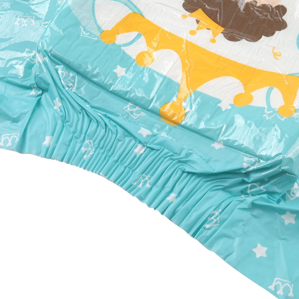 CutiePlusU pieluchy dla dorosłych 2 szt. Jednorazowe majtki na nietrzymanie moczu z klapkami dla kobiet i mężczyzn o maksymalnej chłonności przez noc - Mały Książę (średni 71-96 cm)