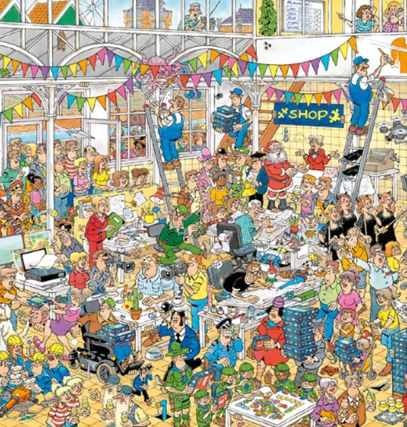 Jan Van Haasteren - Studio 10 ani 1000 piese Puzzle Naty Shop