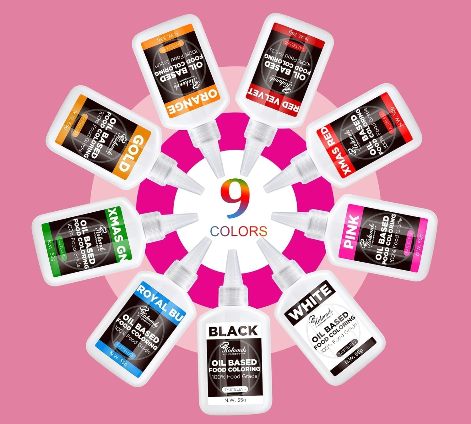 Colorant alimentar liposolubil 55g, colorant alimentar alb pe bază de ulei pentru ciocolată, fondant, macaron, decorarea torturilor, colorant alimentar concentrat pe bază de ulei pentru copt, gătit, glazură, cupcakes