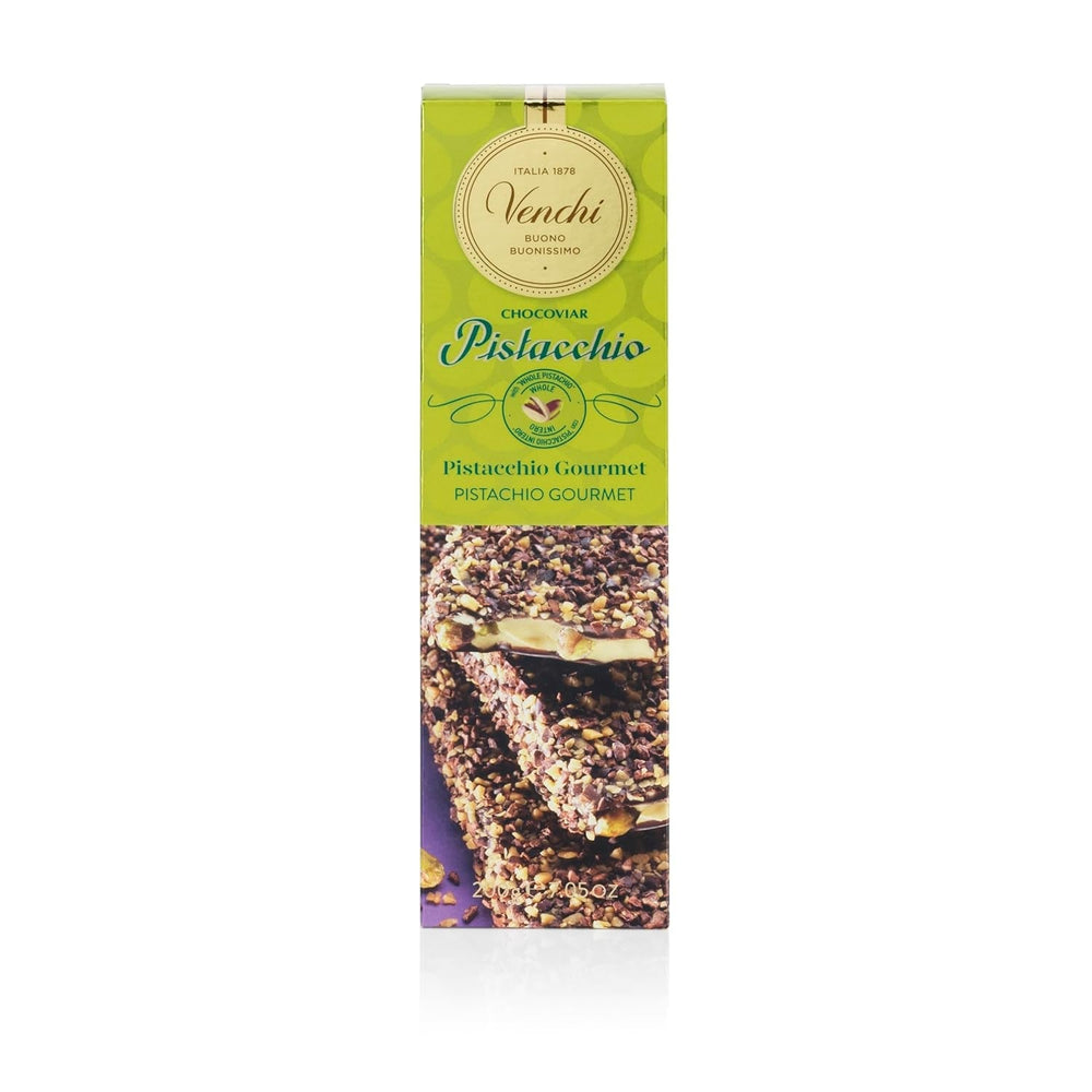 Venchi, Baton de ciocolată Chocoviar Pistachio, 200 grame Naty Shop