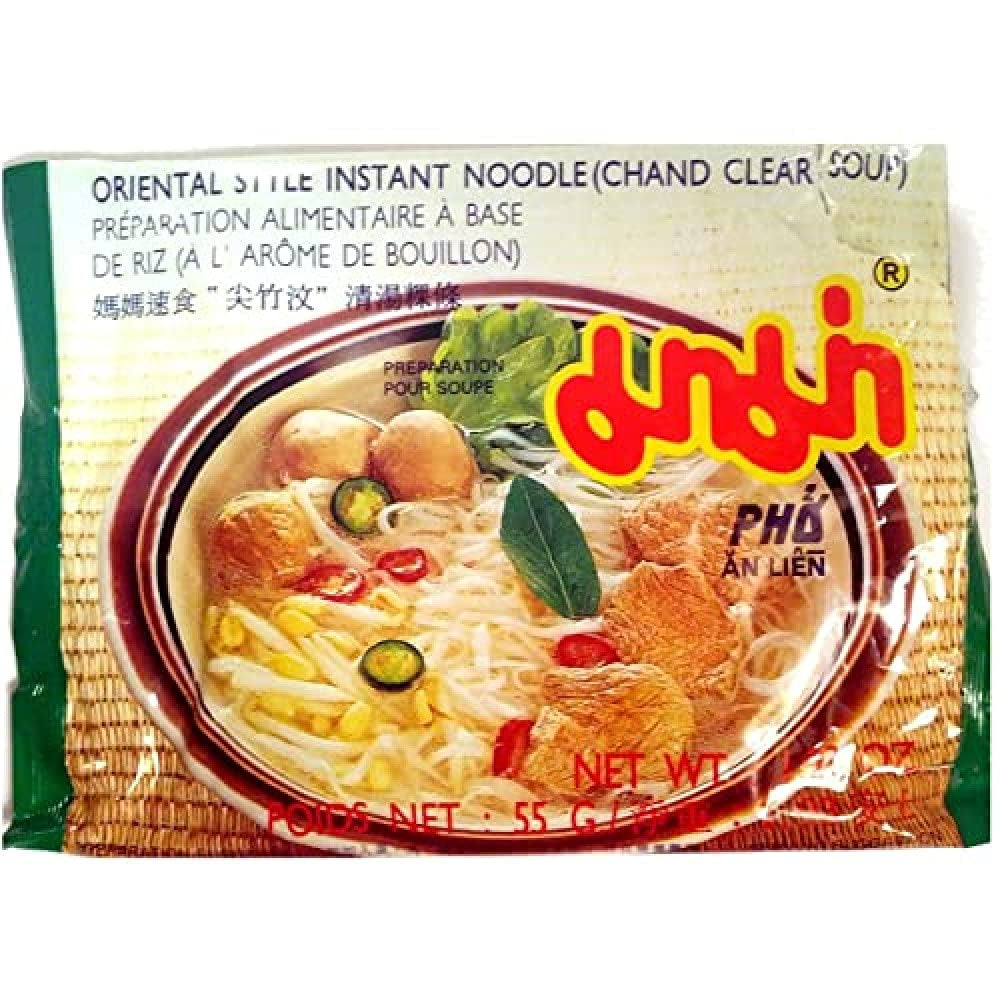 MAMA - Przezroczysta błyskawiczna zupa ryżowa z makaronem, opakowanie 30 sztuk (30 x 55 g)